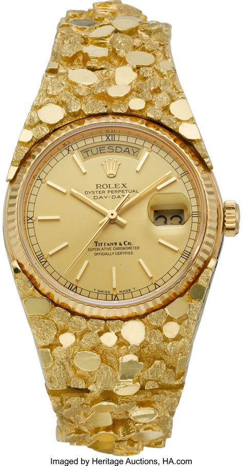 rolex gold nugget watch